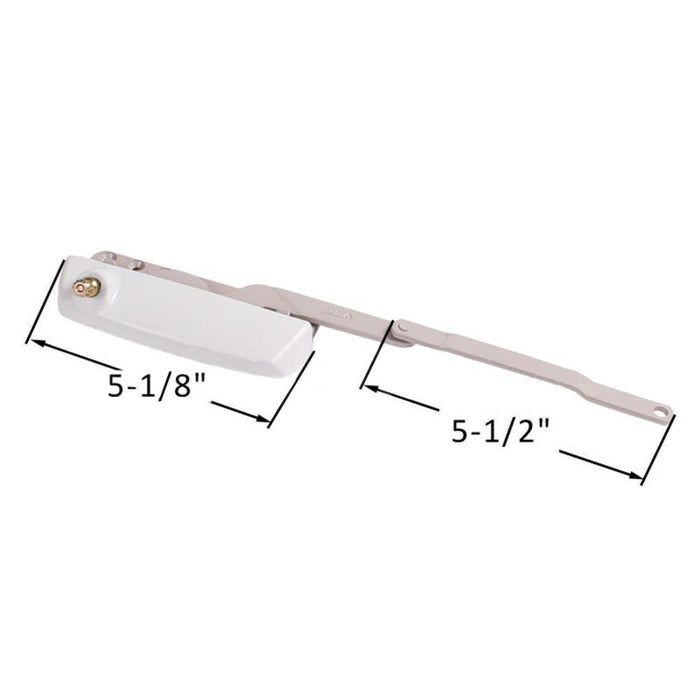 Truth Hardware White Left Hand Reverse Dyad Maxim Casement Window Operator – Reliable Window Operator - Reflect Window & Door