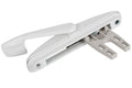 Truth Hardware Window Handle – White Long Fork Casement Replacement - Reflect Window & Door