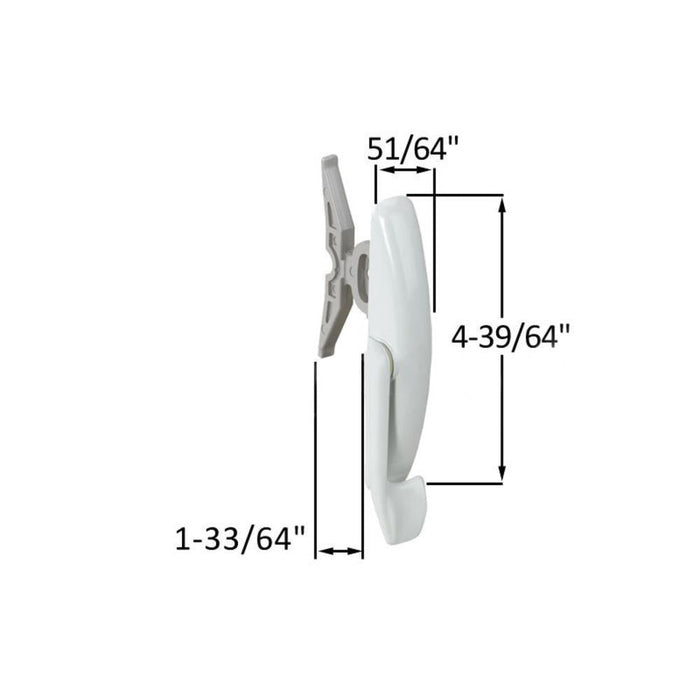 Truth Hardware Maxim Single - Point Awning & Casement Window Security Lock – Durable Window Lock Replacement - Reflect Window & Door