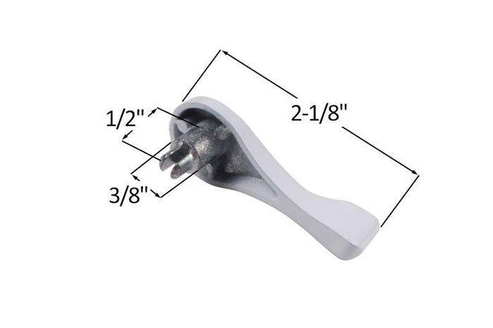 Patio Door Latch Lever Replacement – White, 2 - 1/8" by Truth Hardware - Reflect Window & Door