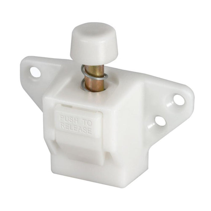 Truth Hardware White Sliding Patio Door Lock with Keeper – Secure Replacement Lock for Glass Doors - Reflect Window & Door