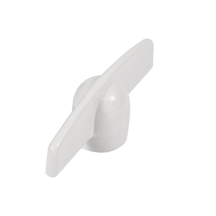 Truth Hardware Window Handle – T - Crank, White, 5/16" Spline - Reflect Window & Door