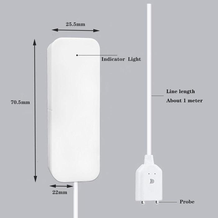 Tuya App Home Alarm WIFI Water Leakage Alarm Independent Water Level Leak Sensor Detector Flood Overflow Security Alarm System.
