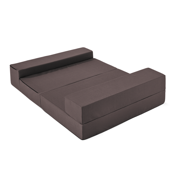 Uratex Big Mike Sofa Bed in gray and brown