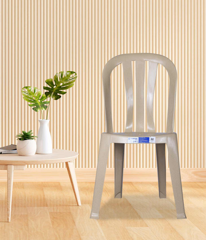 Uratex Monoblock 1001 Americana Chair in beige, front view