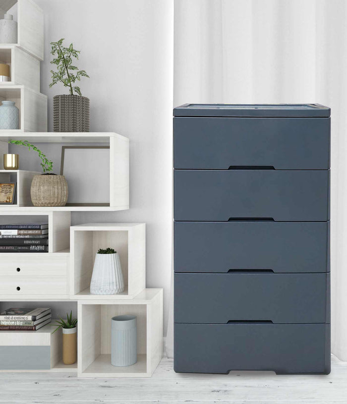 Uratex Monoblock Organice Drawer 5 Layers in gray, front view