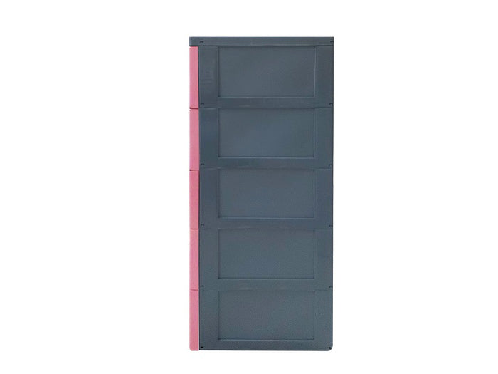 Uratex Monoblock Organice Drawer 5 Layers in pink, side view