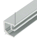 U.S. Aluminum Commercial Door Glass Stop for 1/4" Glass - Clear Anodized - Reflect Window & Door
