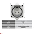 1 Way 16A Socket/ IP66