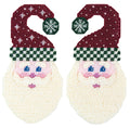 Victorian Santa Plastic Canvas Door Hangers