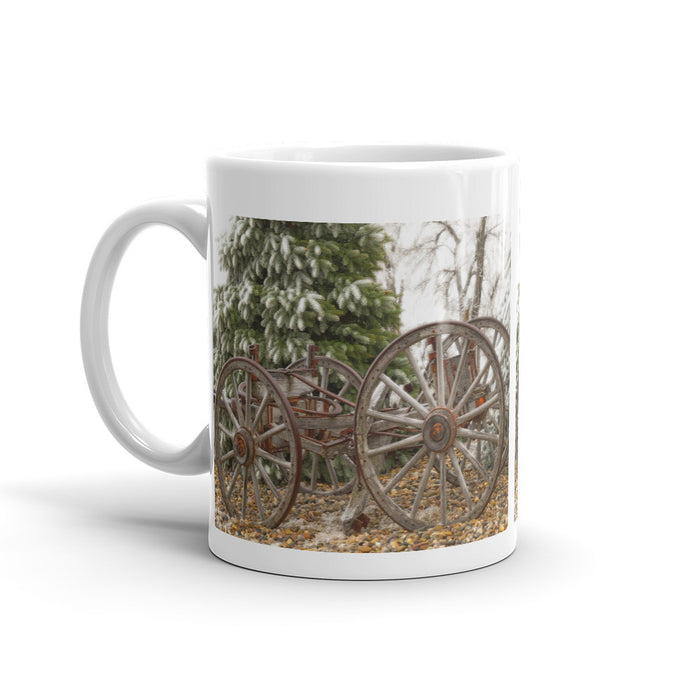 Wagon in Winter Mug