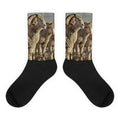 When I am Older - Black foot socks