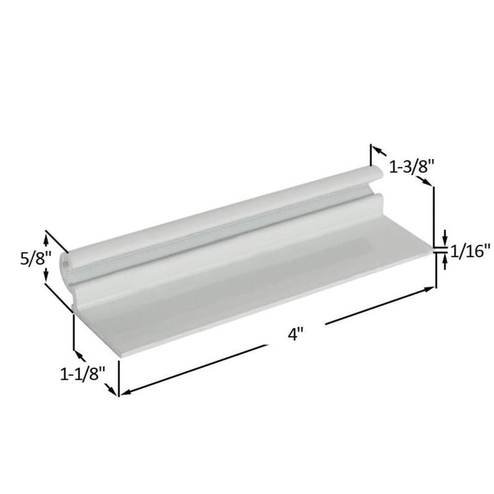 White 1 - 1/8" Hinge for Residential Swinging Screen & Storm Doors – Durable Replacement Door Hinge - Reflect Window & Door