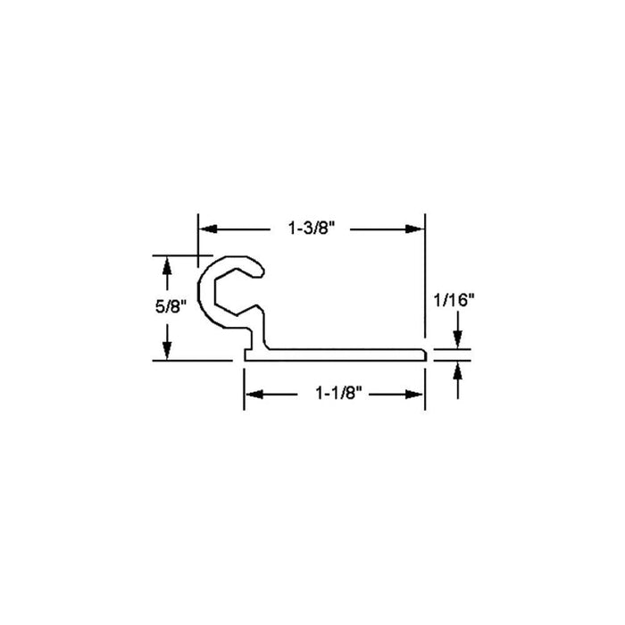 White 1 - 1/8" Hinge for Residential Swinging Screen & Storm Doors – Durable Replacement Door Hinge - Reflect Window & Door