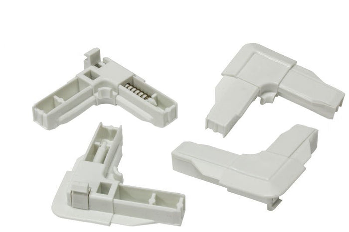 Casement Window Locking Corner Set – White (4 Pack) - Reflect Window & Door