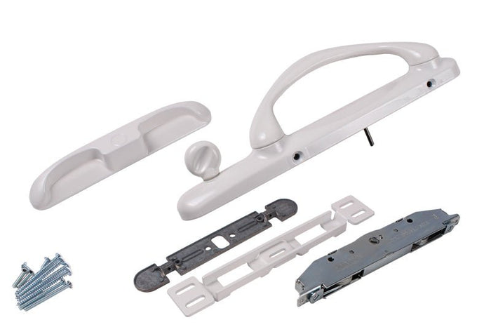 Sliding Glass Patio Door Handle Replacement, White – Right Hand, Secure Locking - Reflect Window & Door