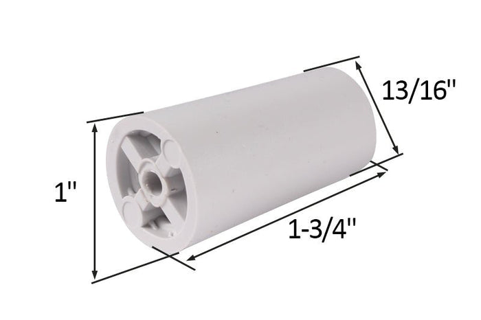 Sliding Glass Door Bumper – White 1 - 3/4" Replacement Stopper - Reflect Window & Door
