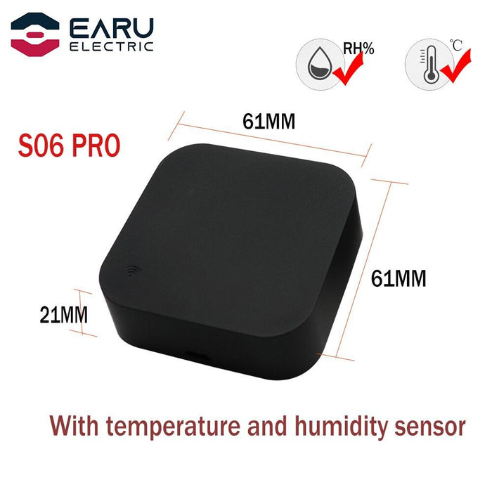 WiFi Tuya Smart Life Universal IR Remote Controller for Air Conditioner TV with Temperature Humidity Sensor by Alexa Google Home.