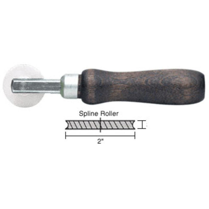 Window Screen Spline Concave Edge Nylon Roller With 2" x 3/32" Wheel - Reflect Window & Door